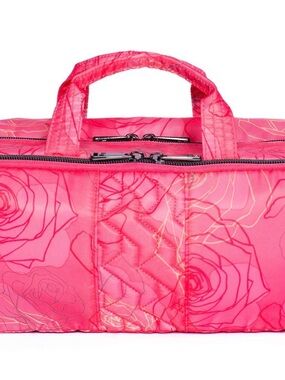Lug Flatbed Slim Cosmetic Case Serenity Rose New